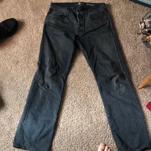 31x32 seven for all mankind standard jeans black